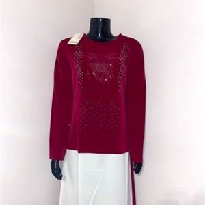 BURUN RED/WHITE DRESS LARGE(40) NWT